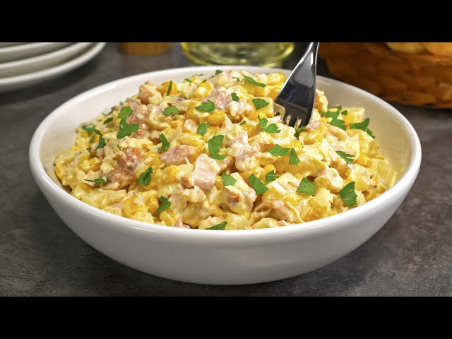 Изображение "НЕЖНОСТЬ" - популярный салат с курицей. Вкусный, аппетитный и праздничный. Рецепт Всегда Вкусно!