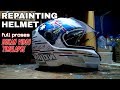 Proses repainting helm  dari awal sampai akhir ; BUKAN VIDEO TIMELAPSE