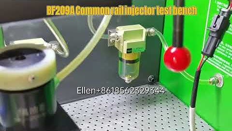 BF209A common rail injector test bench
