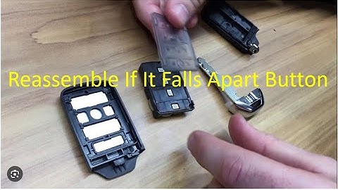 Replace Honda Key Fob Battery and Reassemble If It Falls Apart