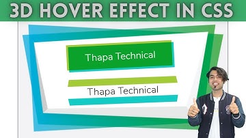 🔴 CSS Master Series #28: 3D Hover Effect For Button in CSS in Hindi