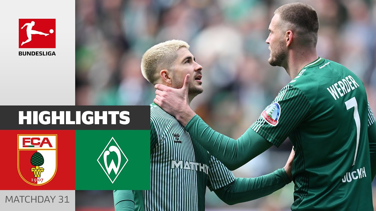 Augsburg vs Werder Bremen Full Match Replay