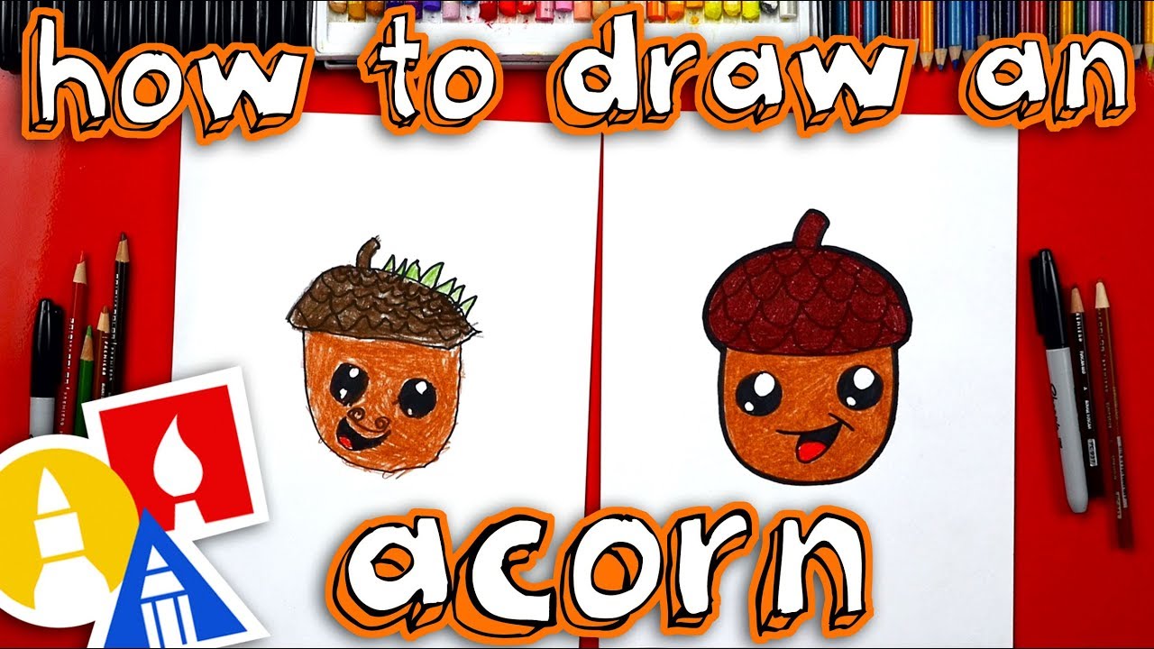 Draw an Acorn - HelloArtsy