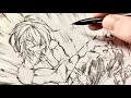 Drawing Warm Up Dynamic Pose | Anime Manga Sketch