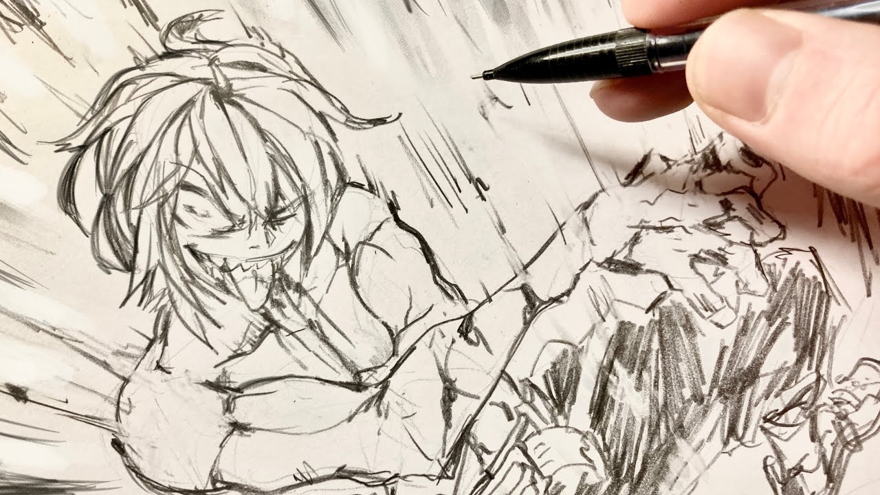 How To Draw Dynamic Anime Poses  Winged Canvas Blog