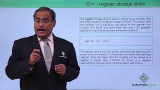 C++ - Register Storage Class