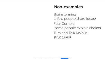 Discussion Examples/Nonexamples