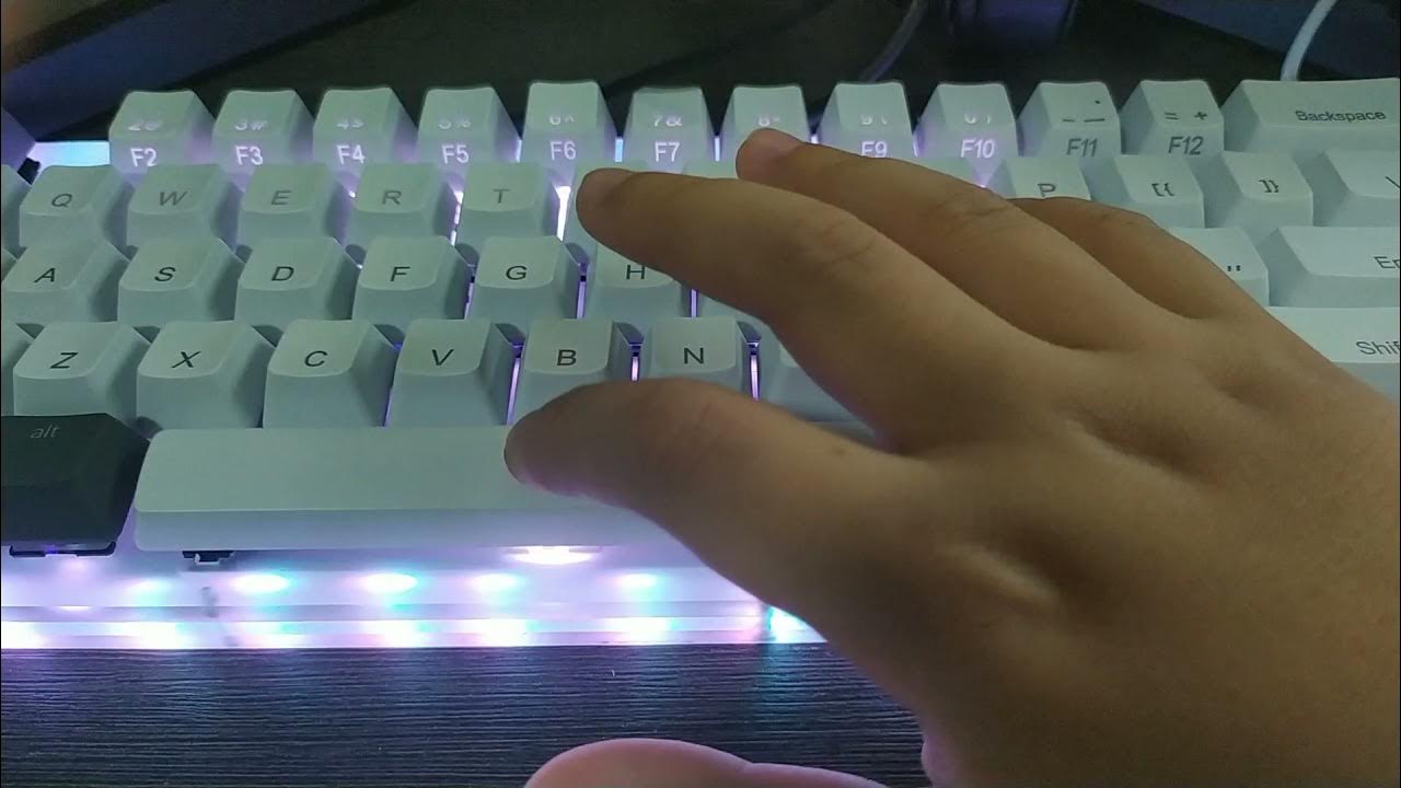 Yes, but does your keyboard sound this scratchy YouTube