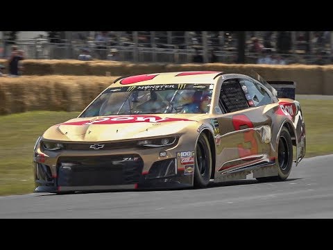 richard-childress-racing's-2019-chevrolet-camaro-zl1-nascar-cup-race-car-in-action!