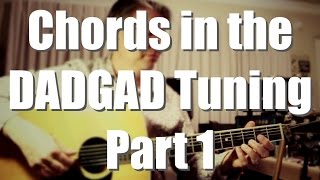Chords in the DADGAD tuning - Part One