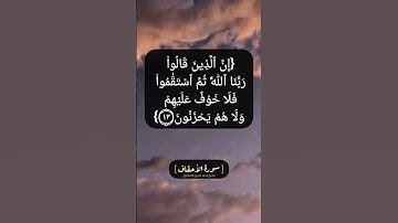 سورة الأحقاف الآية ١١ الى ١٤ بصوت الشيخ محمد صديق المنشاوي