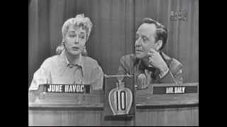 What's My Line?  June Havoc; Steve Allen's first reference to a bread box! (Jan 18, 1953)