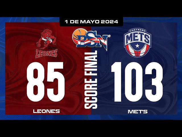 Mets de Guaynabo vs. Leones de Ponce - Juego Resumido - BSN2024