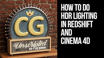 How to do HDRI Lighting in Redshift and Cinema  4D - Tutorial - 3.5 R26 IBL