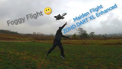 Foggy Maiden Flight with Zohd Dart XL Enhanced Version