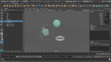 Polygon Modelling Maya Tour - 03 Grouping, Parenting and the Outliner
