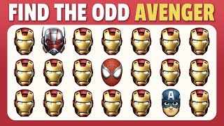 Find the odd Emoji Out  AVENGERS Edition | Emoji Quiz | Spiderman, Ironman, Thor, Marvel