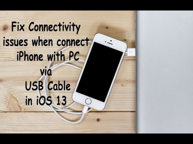 lavendel fysiker tempereret How to fix if iPhone not connect with PC via USB Cable in iOS 13 - YouTube