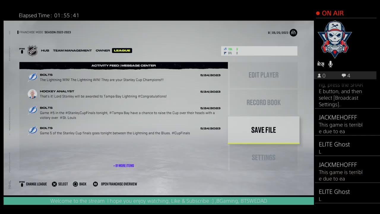 NHL 22, Franchise Mode : Year 2 The Comeback - Vid # 27