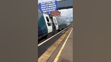 Britain’s Class 390 Tilting Train Passes Wolverton #trains #class390