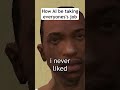 How AI be taking everyone's job