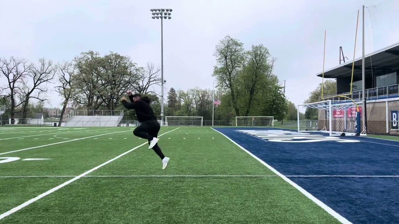 Single Leg Hurdle Jump w/ Stick Landing