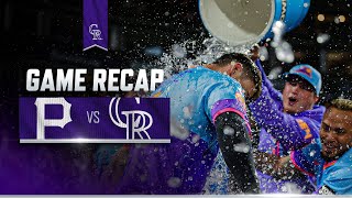 Pirates Vs. Rockies Game Highlights 8125 Mlb Highlights