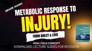1. METABOLIC RESPONSE TO INJURY from BAILEY & LOVE