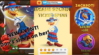 Looney Tunes World of Mayhem | Flamenco Prissy! INSANE Golden Ticket Spins!