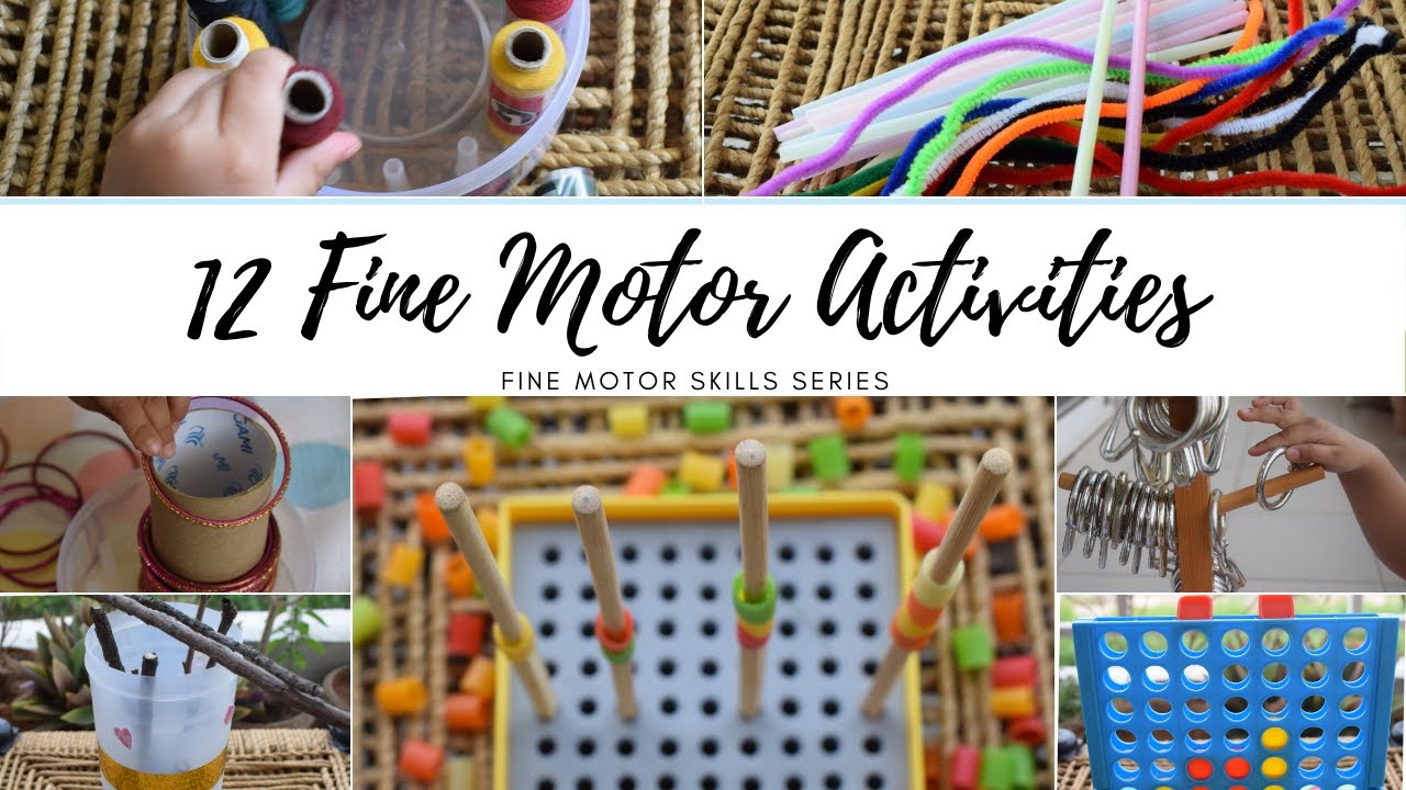 Easy Fine Motor Skills Activities for toddlers/preschoolers (Fine Motor Skills Series)