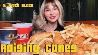 Raising Cane's Mukbang 🍗 No Slaw, EXTRA Toast + Pokémon Booster Box Opening! 🎴