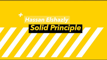 SOLID Principles Tutorial in Arabic - #1 Single Responsibility Principle