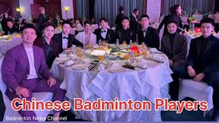 Chinese Badminton Players at Gala Dinner Hangzhou 2023 | BWF World Tour Finals 2023