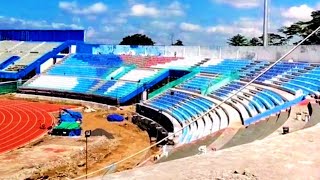 UPDATE‼️SINGLE SEAT MULAI BANYAK TERAPSANG, RENOVASI STADION KANJURUHAN MALANG,  SUDAH 58 PERSEN