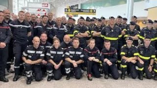 Feux de forêt : 109 pompiers français arrivent en renfort