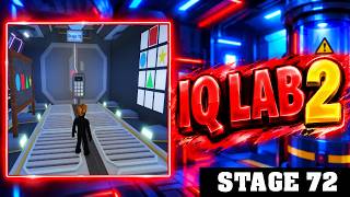 IQ Lab 2 Stage 72 Walkthrough Guide #roblox