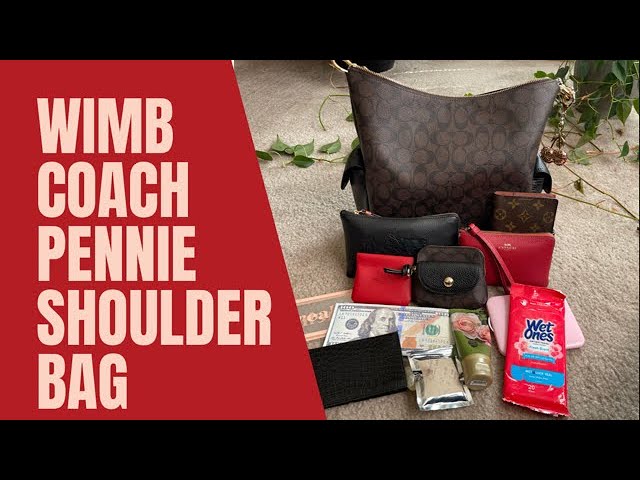 Customer reviews: Coach Pennie Shoulder Bag In Signature Canvas  Black/Brown