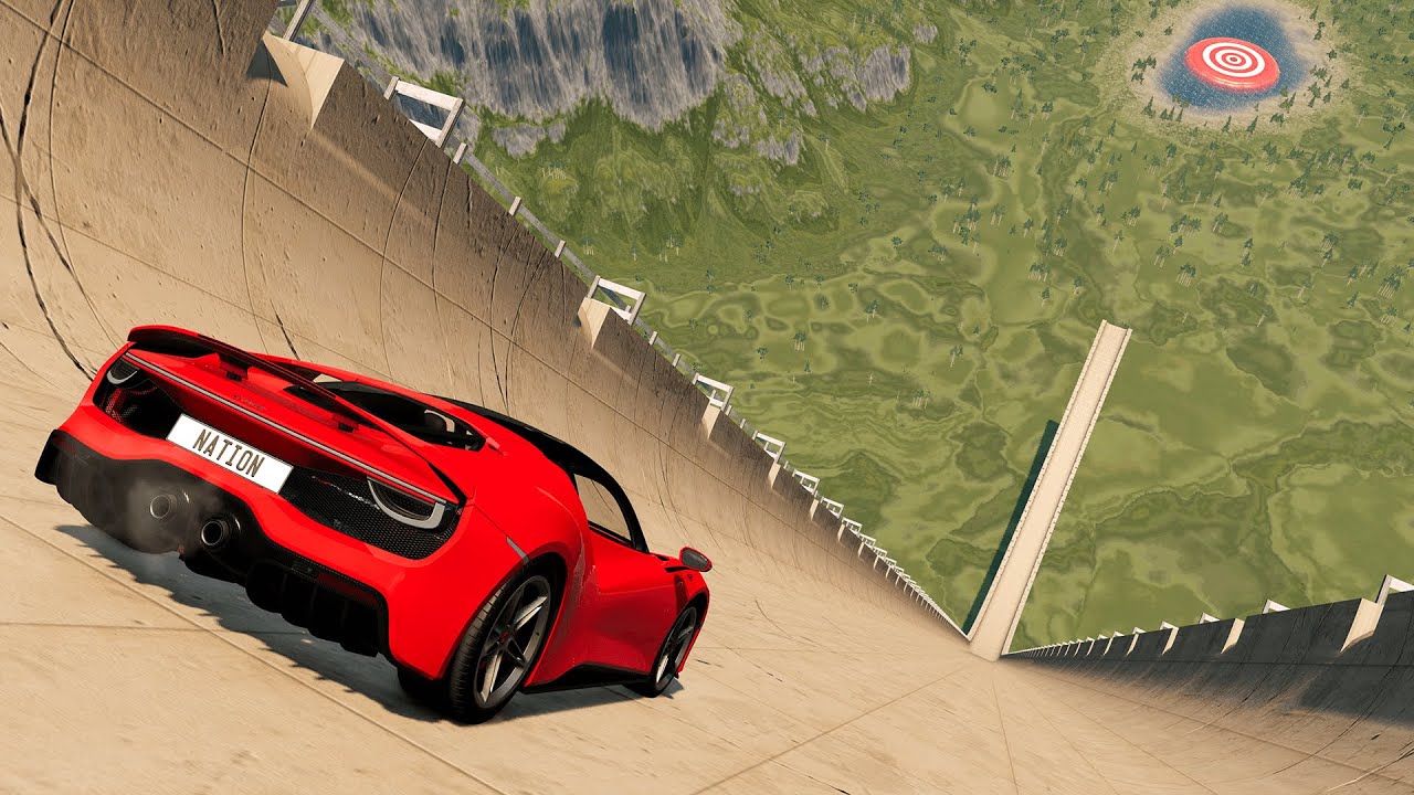 Cars vs Jump Ramp BeamNG.Drive YouTube