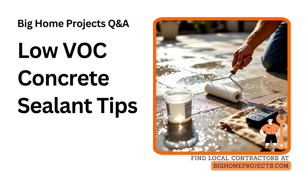 Low VOC Silane-Siloxane Concrete Sealing Guide