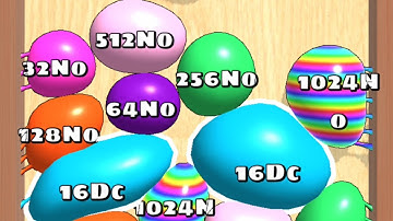 Blob Merge 3D - Dillion Level Up Satisfying ASMR Gameplay ( Cube Arena 2048 )