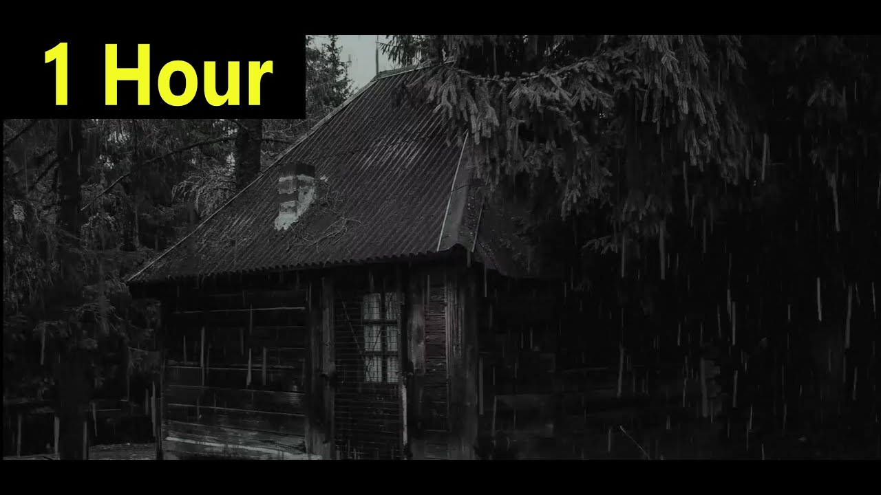 Creaky Cabin Storm | 1 Hour | Horror Background Ambience - Fuel creativity