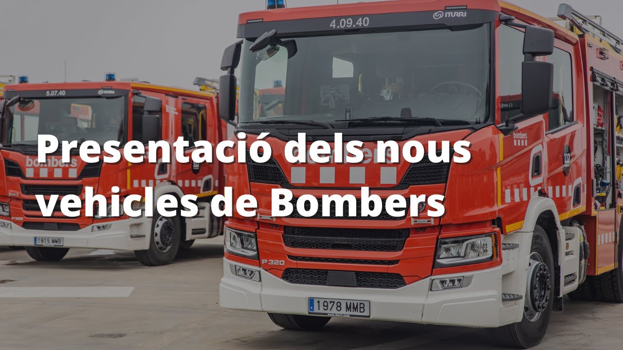Bombers de la Generalitat estrenen 21 nous vehicles