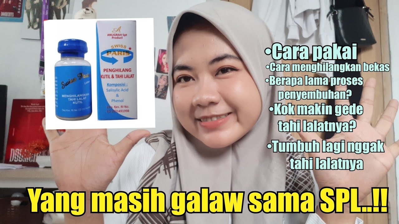 Part 8 Proses pemakaian Swiss paris lotion Cream penghilang tahi