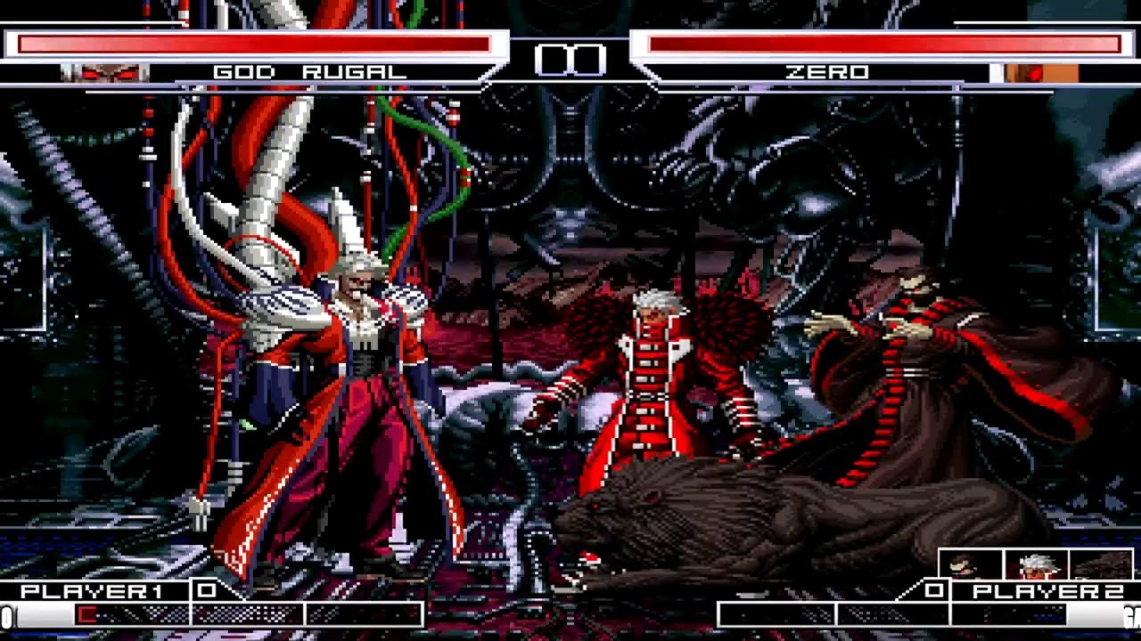 GOD RUGAL VS ZERO! EPIC KOF BOSS COMBAT! - YouTube