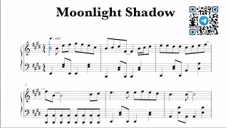 Video thumbnail of "Mike Oldfield ft. Maggie Reilly - Moonlight Shadow Sheet Music"