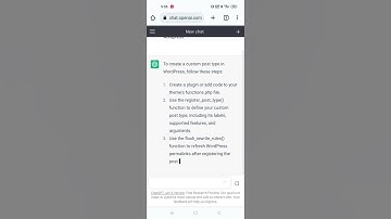 Chat GPT tried to generate for custom post type in wordpress #chatgpt #wordpress