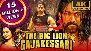 The Big Lion Gajakessari (4K ULTRA HD) Full Hindi Dubbed Movie | Yash, Amulya, Anant Nag