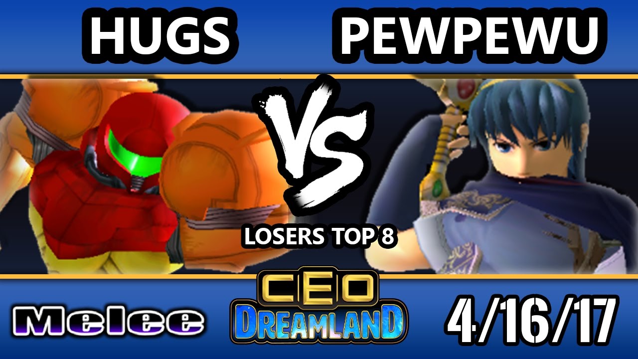 CEO Dreamland 2017 SSBM - Selfless | HugS (Samus) Vs. CLG | PewPewU (Marth) Smash Melee Losers Top 8