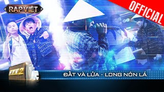 Long Nón Lá lái trap siêu đỉnh cùng giai điệu dân gian Đất và Lửa | Rap Việt 2023 [Live Stage]