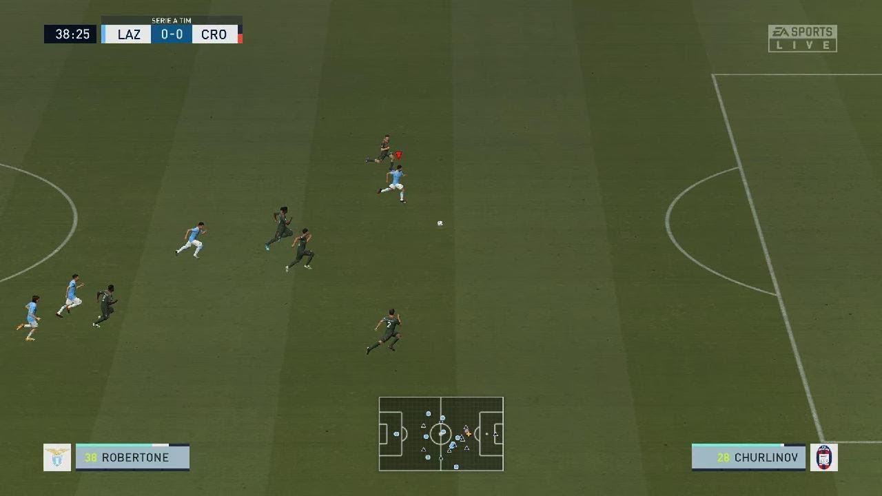 FIFA 21.Lucas Robertone emphatic finish.